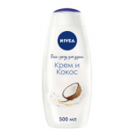 Гель для душу Nivea Крем Кокос 500мл - image-0